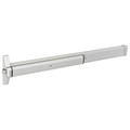 Global Door Controls 48 in. Aluminum Narrow Stile Rim Type Exit Device TH1100-STED48-AL